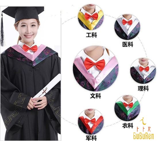 解析学位服的分类和样式 　